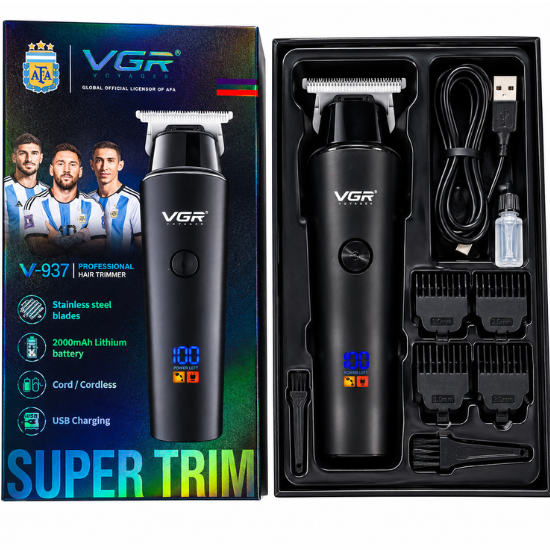 VGR Professional Rechargeable Hair Trimmer | V-937