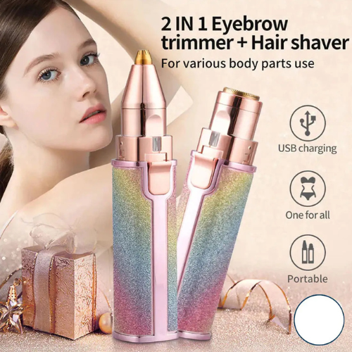 Blawless 2 in 1 Eyebrow Trimmer & Facial Hair Remover Tool for Women
