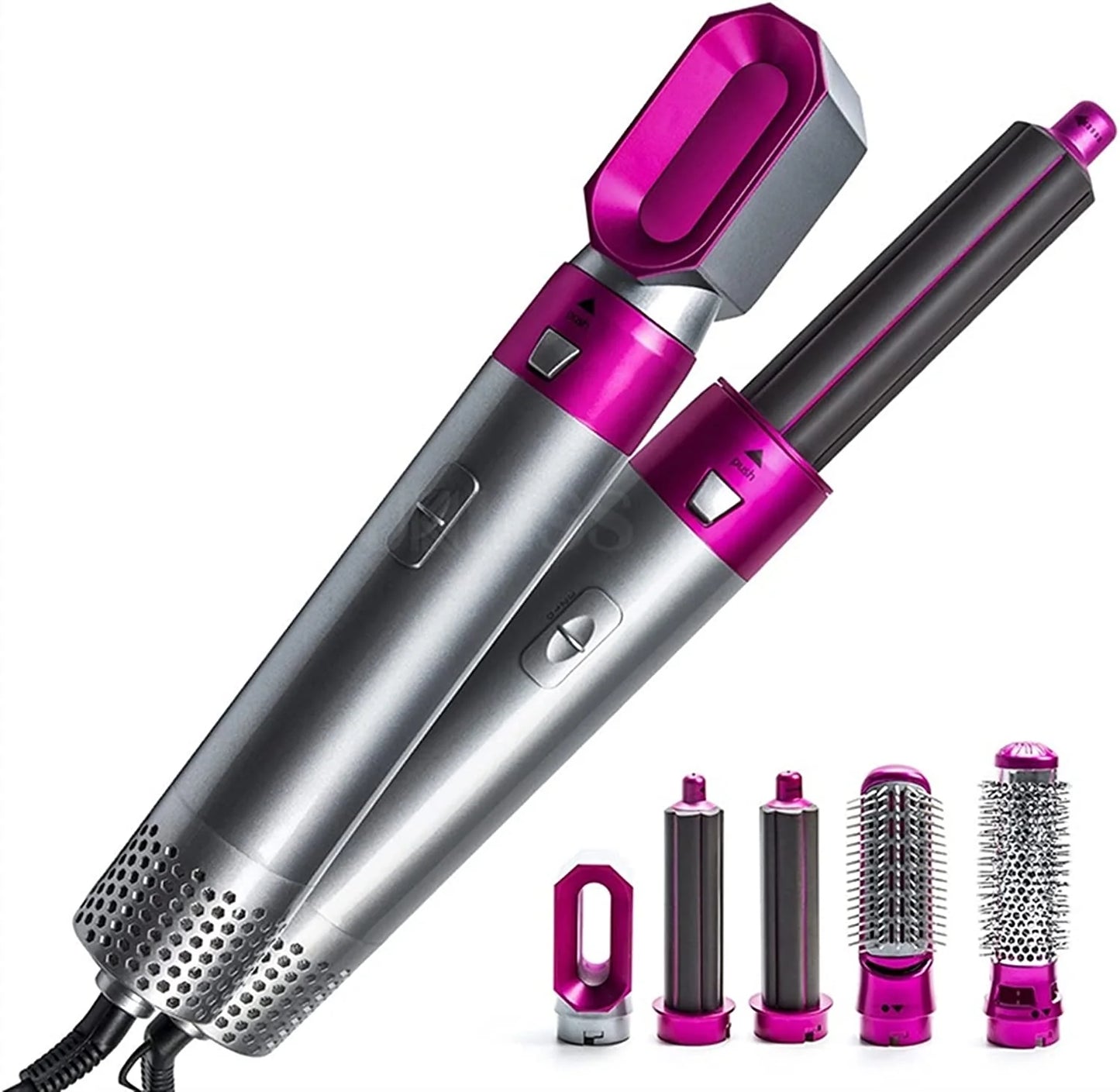 5-in-1 Electric Hair Dryer Brush Hot Air Styler Blow Dryer Comb
