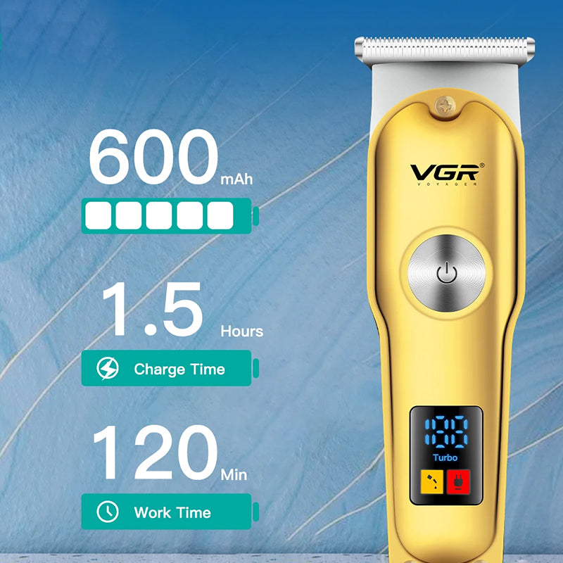 VGR V-290 Professional Hair Clipper & Beard Trimmer – Cordless Precision Grooming Kit